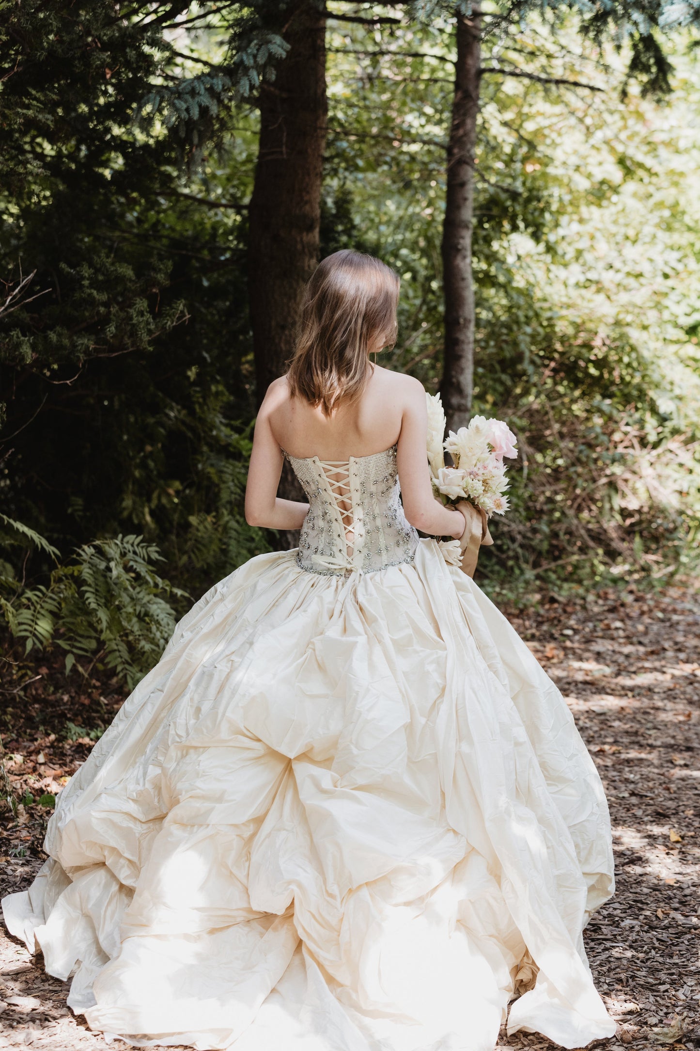 Premium Wedding Dress - Re size to smaller size